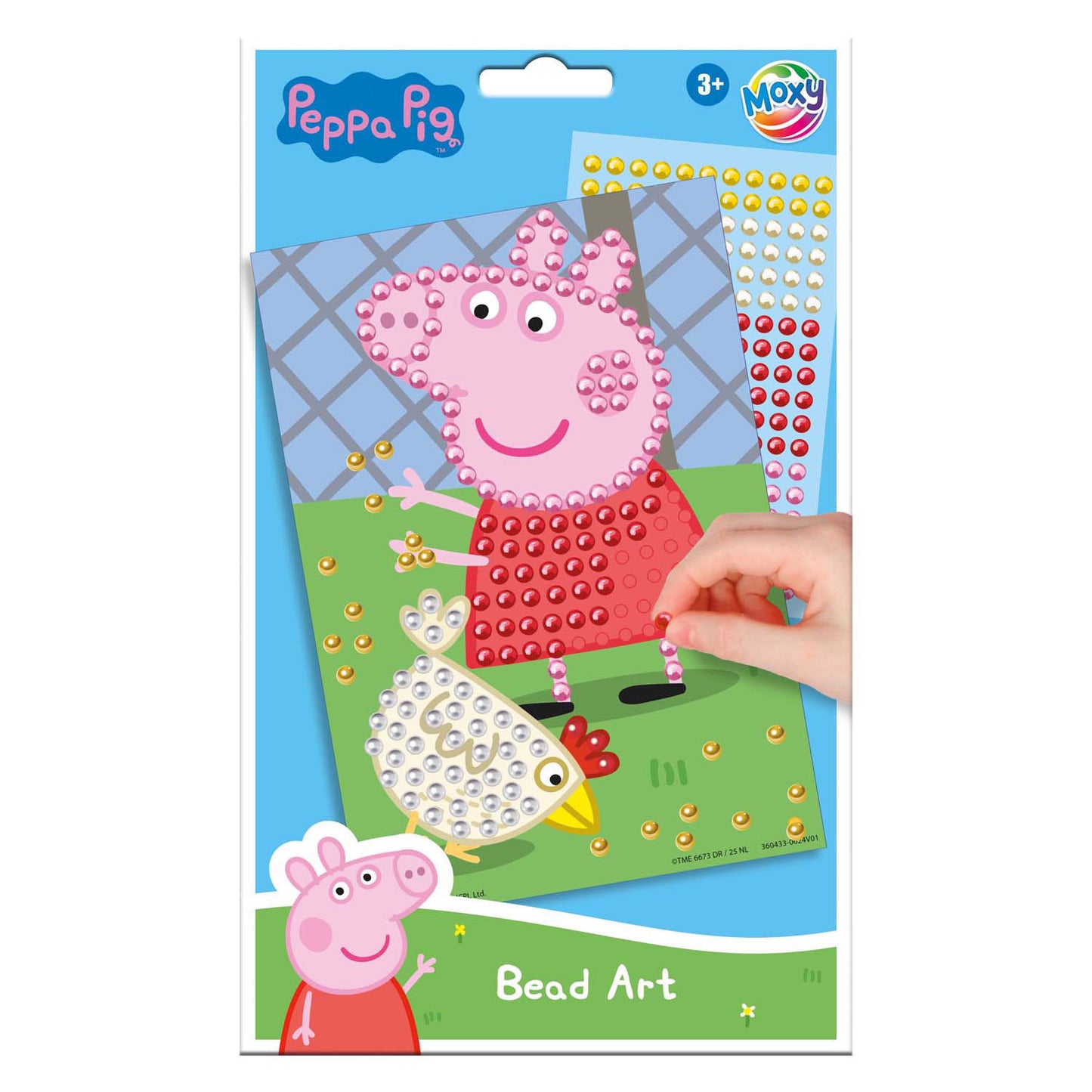 Creative craft group bead art knutselen peppa pig