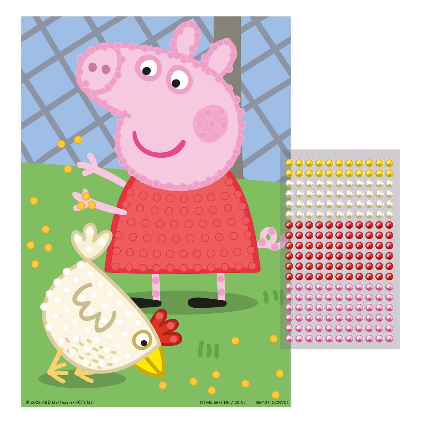 Creative craft group bead art knutselen peppa pig