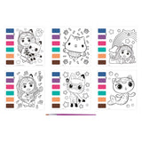Moxy schilderen met water gabby's poppenhuis, 7dlg. - afbeelding 2