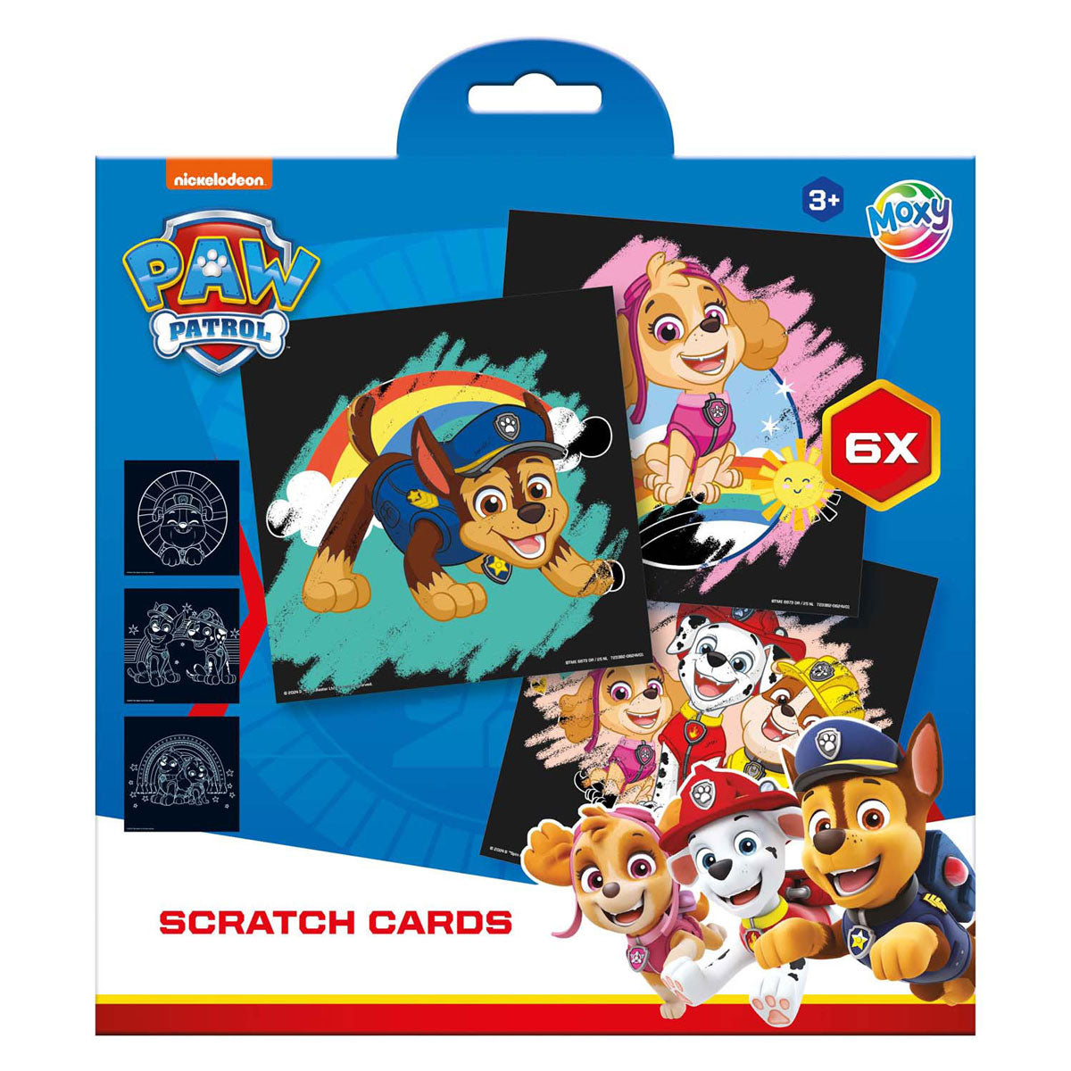 Creative craft group scratch kaarten set, 7dlg.