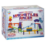 Creative craft group magnetisch bouwspeelgoed tegels autobaan met auto en opbergtas, - afbeelding 2