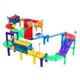 Creative craft group magnetisch bouwspeelgoed tegels autobaan met auto en opbergtas, - afbeelding 1