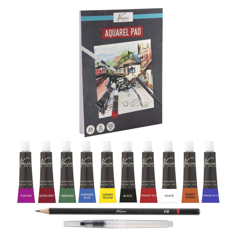 Creative craft group aquarel verf box, 13dlg.