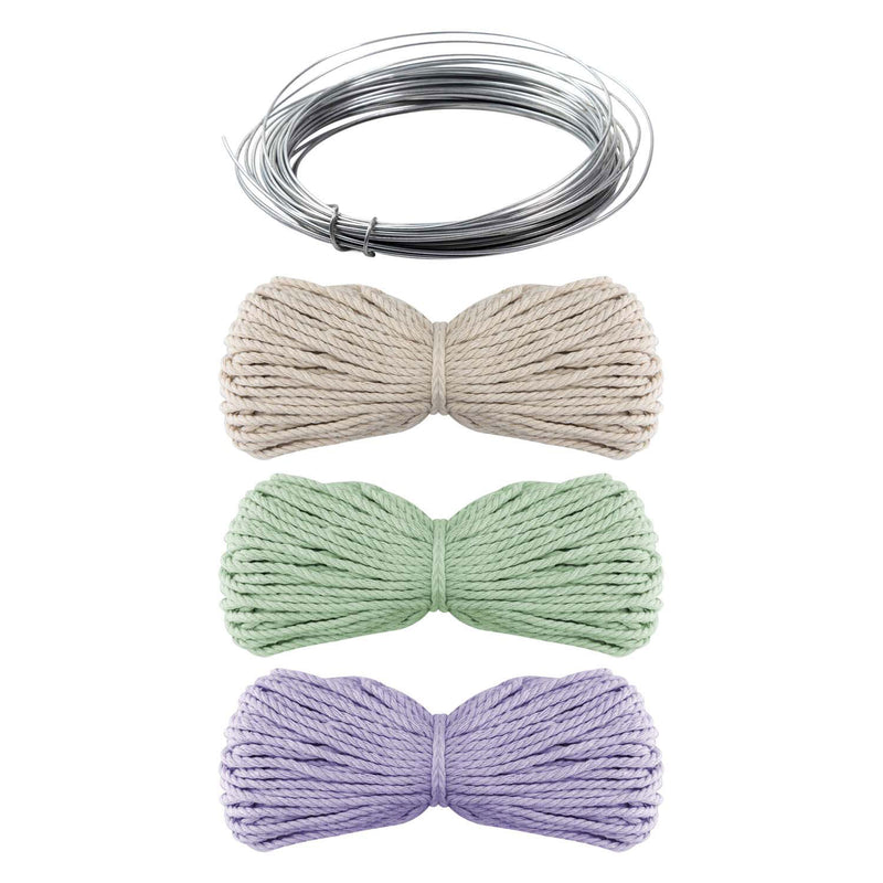 Creative craft group macrame flessen decoreren met bloemen