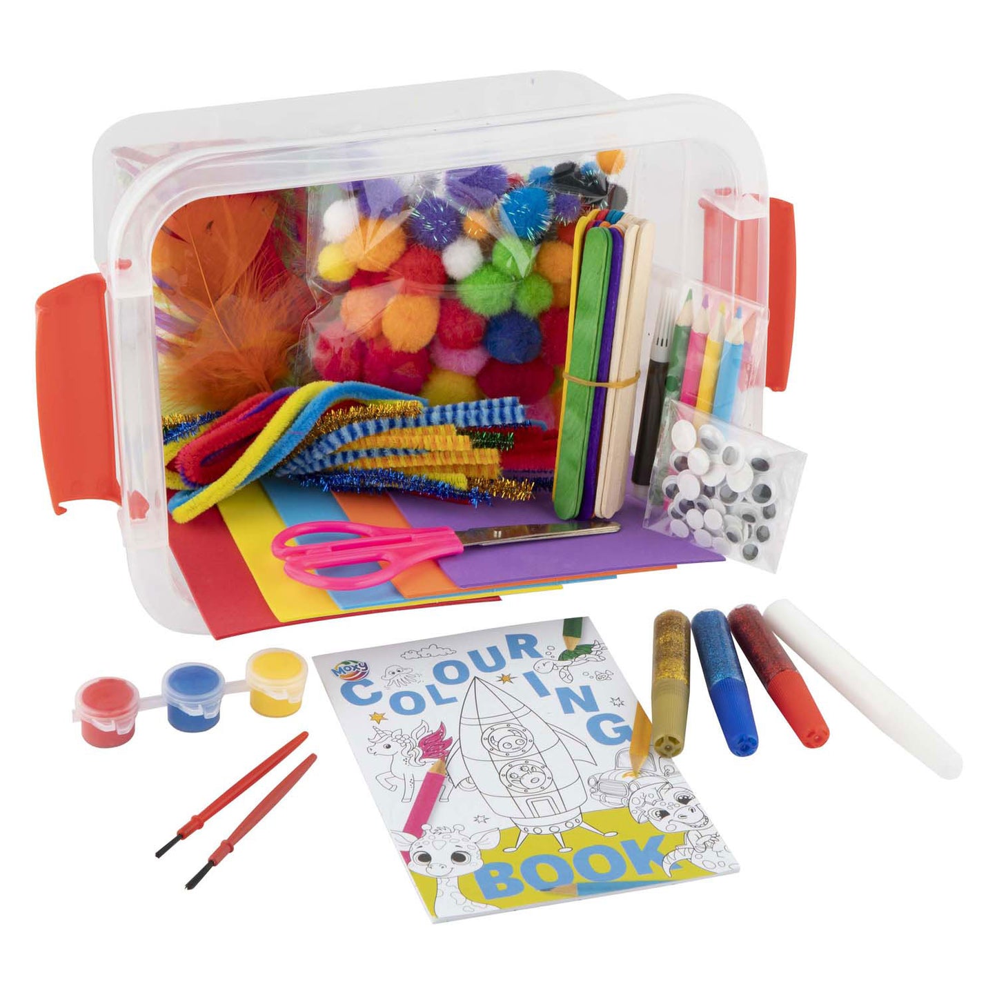 Creative craft group knutseldoos met knutselmateriaal divers, 240dlg.