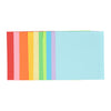 Creative craft group vouwblaadjes 15x15cm, 120 vellen 10 kleuren