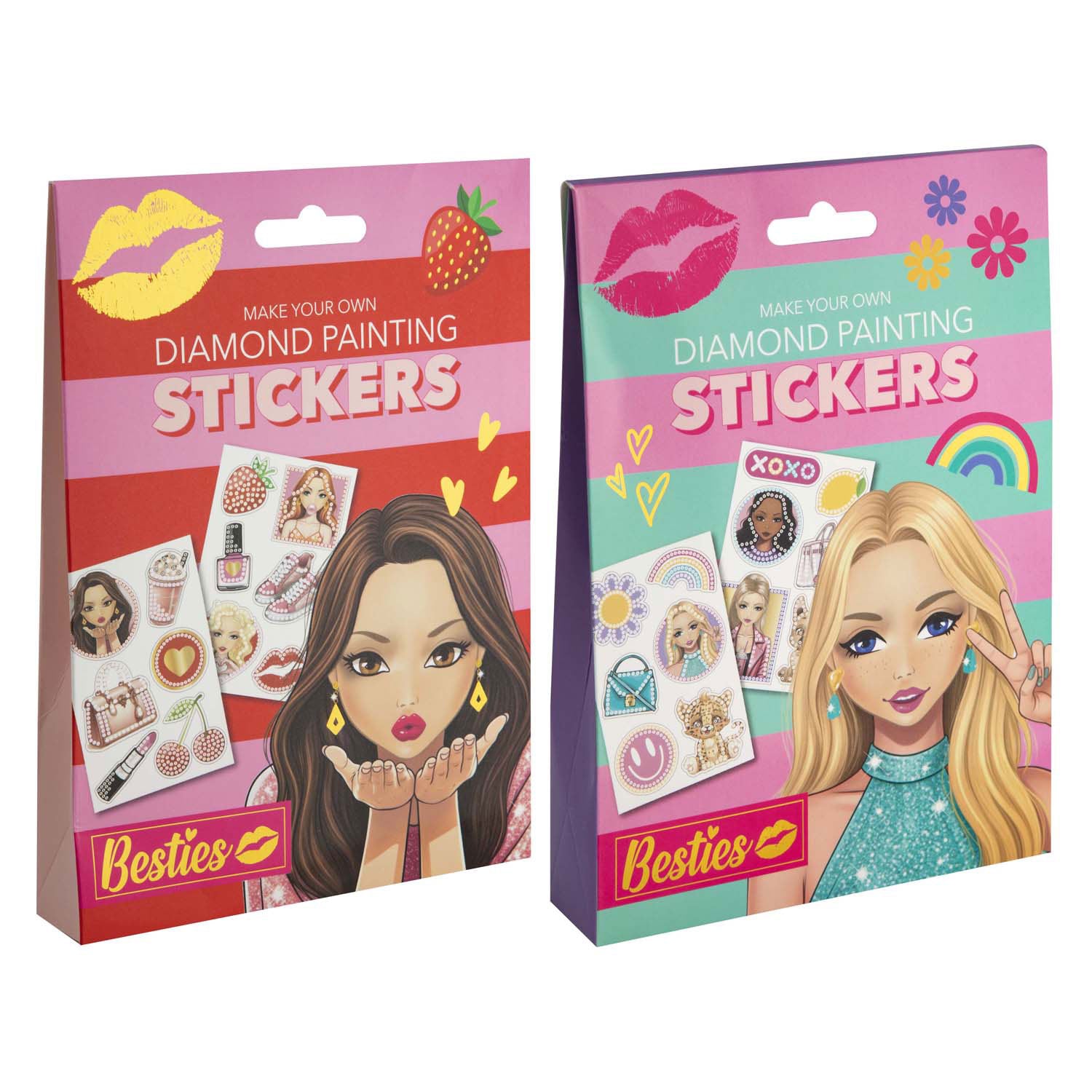Creative craft group besties diamond painting stickers, 12dlg.