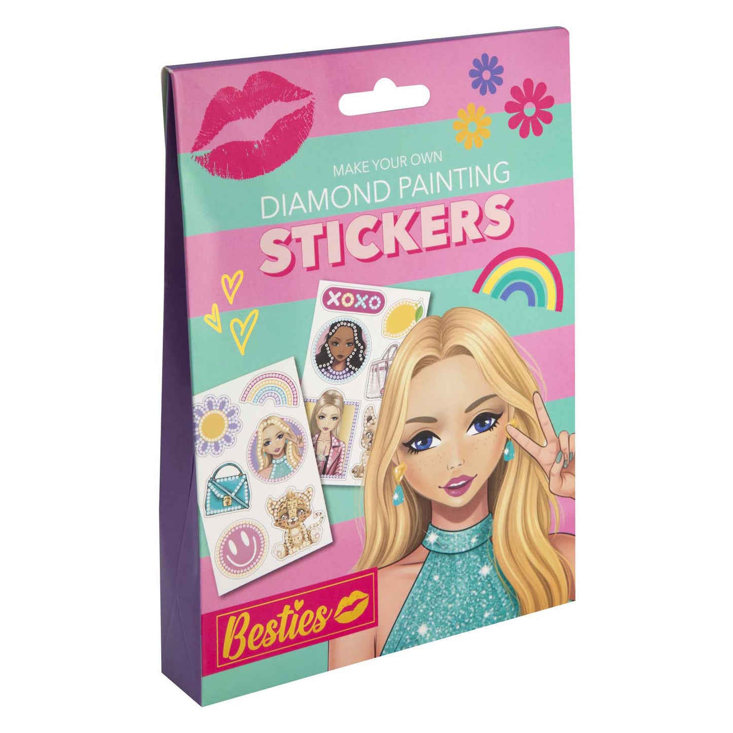 Besties maak je eigen diamond painting stickers