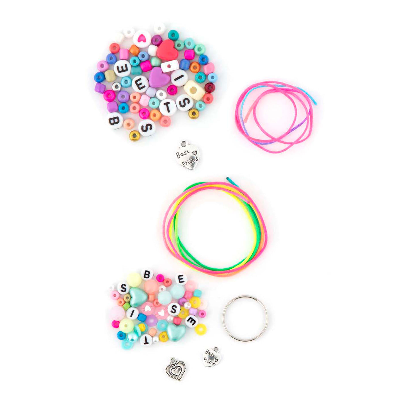 Besties myo sieraden- accessoireset sleutelhanger met armbandje