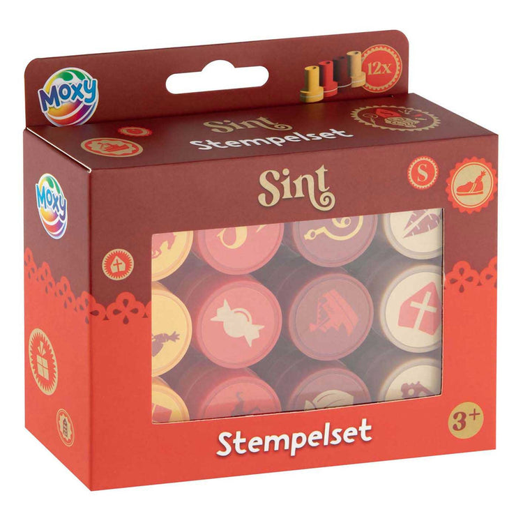 Creative craft group sinterklaas zelfinktende stempels - 12st.