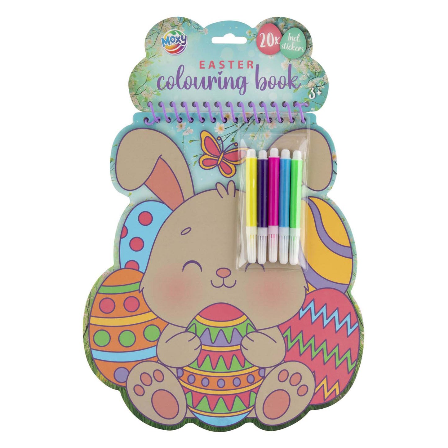 Creative craft group kleurboek pasen met 5 stiftjes
