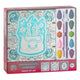Creative craft group aquarel schilderen kawaii art set - 3x canvas plantjes