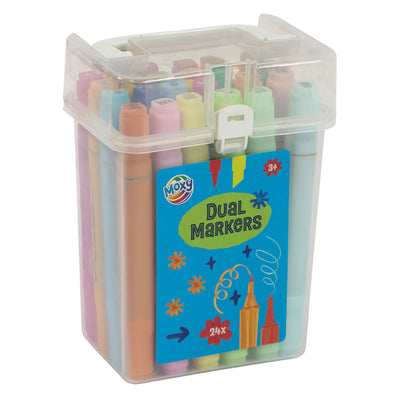 Moxy dual markers 24 stuks