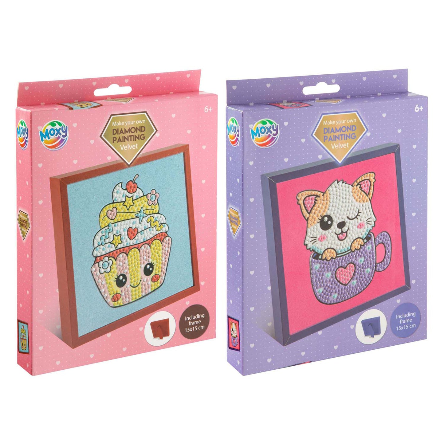 Creative craft group diamond painting fluweel incl. lijst