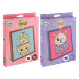 Creative craft group diamond painting fluweel incl. lijst - afbeelding 1