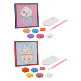 Creative craft group diamond painting fluweel incl. lijst - afbeelding 2