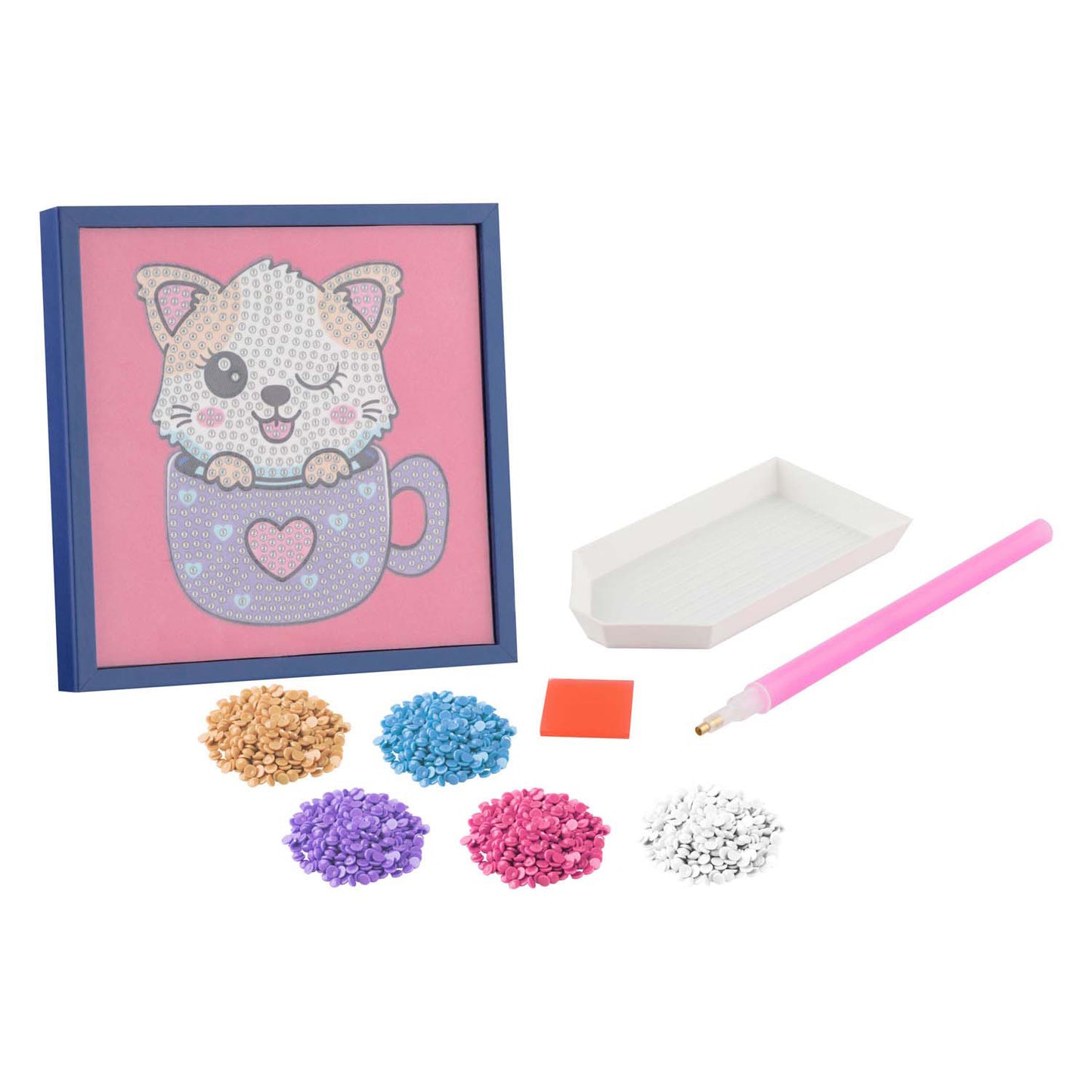 Creative craft group diamond painting fluweel incl. lijst