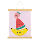 Creative craft group diamond painting wandhanger fluweel - fruit - afbeelding 1