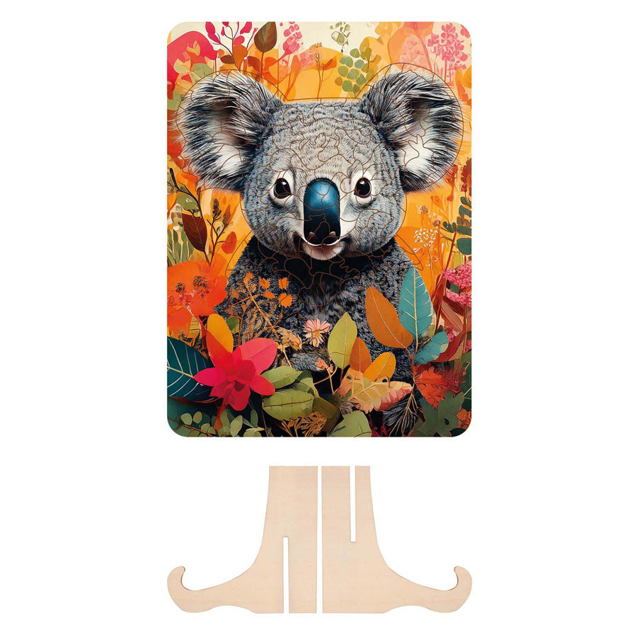 Moxy houten puzzel koala unieke vormen, 130pcs