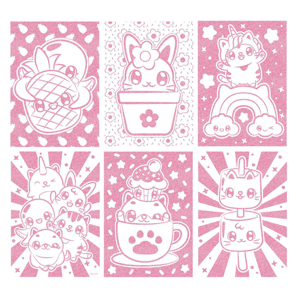 Creative craft group mini mymy glitter kleurpapier a4
