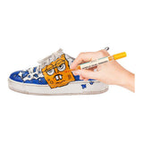 Nassau fine art professionele acrylstiften | 6 verschillende kleuren | doppelmarkers | geschikt voor stenen - schoenen - glas - plastic - hout - kleding - afbeelding 5