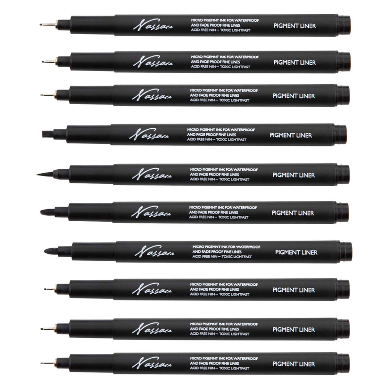 Creative craft group nassau fineliners set - 10st.