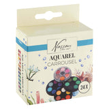 Creative craft group nassau aquarel carrousel - 24 kleuren - afbeelding 2