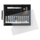 Creative craft group nassau zwarte houten koffer acryl set - 21dlg.