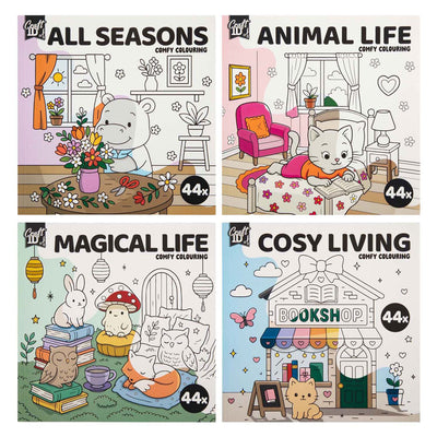 Creative craft group kleurboek cute comfy