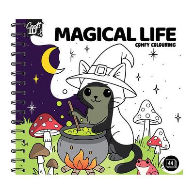 Creative craft group kleurboek cute comfy - magical life
