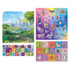 Creative craft group totum unicorn academy stickerset - 3 vellen + 1 achtergrond