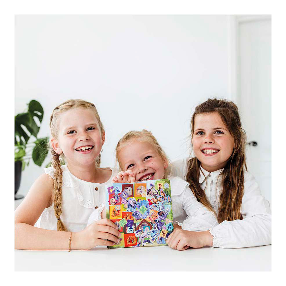 Creative craft group totum unicorn academy stickerset - 3 vellen + 1 achtergrond