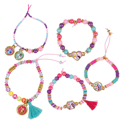 Totum unicorn academy kralen set 1500-delig - creatief speelgoed vanaf 3 jaar - bedel armbandjes maken met goudkleurige letter- en speciale kralen