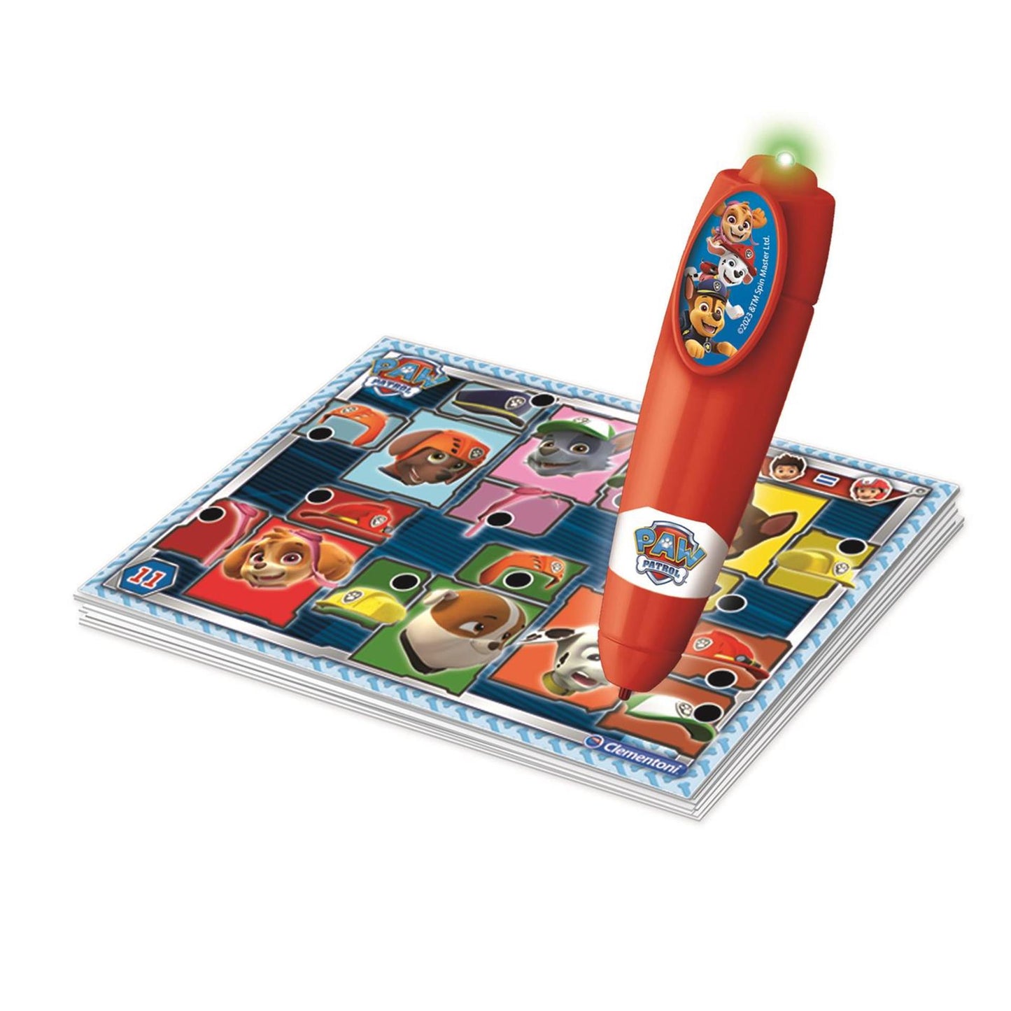 Clementoni spelend leren - interactieve pen paw patrol - meer dan 200 educatieve quizzen - educatief speelgoed 3-6 jaar