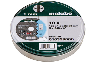 Metabo accessoires doorslijpschijven novaparid inox ø180x1,5x22,23 (10 st. in blikje) - 616368000