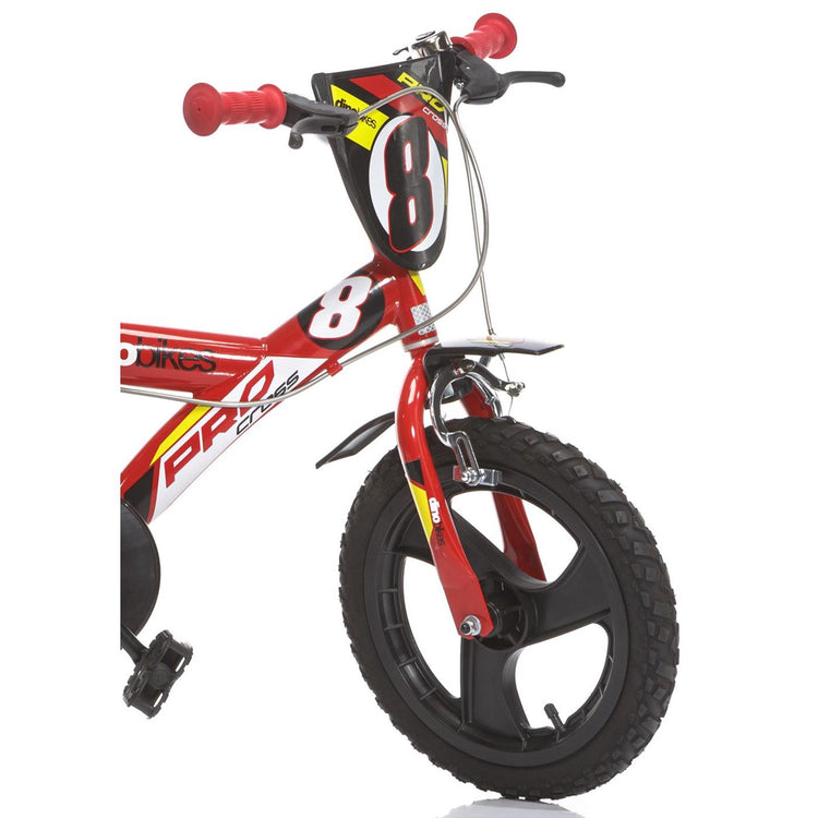 Dino bikes dino jongensfiets pro cross 16 inch rood zwart