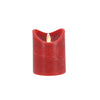 Daily home led kaars 7,5x10 cm rood | 4 stuks