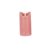 Daily home led kaars 7,5x15 cm roze | 4 stuks