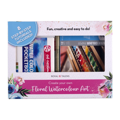 Talens • floral watercolour set
