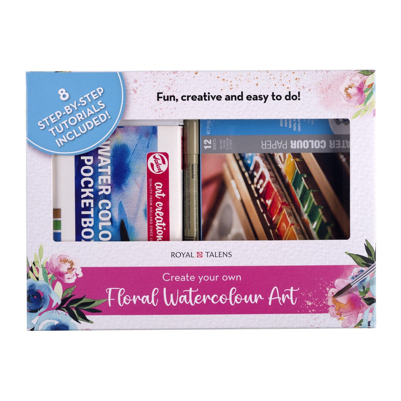 Talens • floral watercolour set