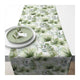 Ambiente tafelloper 40x150cm jungle leaves white