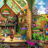 Ravensburger puzzel blik in het tuinhuis