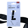 Matin riem de luxe recht neoprene 43 mm m-6753h
