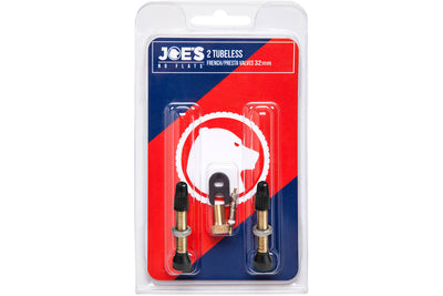 Joe's no flats Tubeless presta ventiel 32mm (2 stuks)