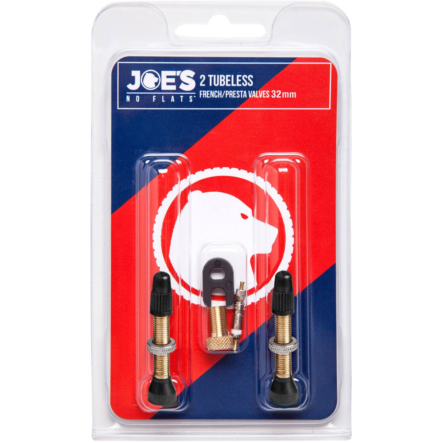 Joe's no flats Tubeless presta ventiel 32mm (2 stuks)