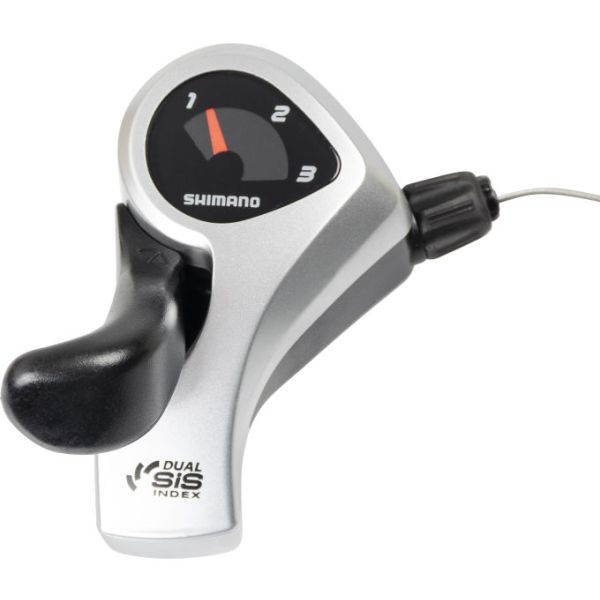 Shimano versteller links 3 speed st-tx50 - zwart zilver