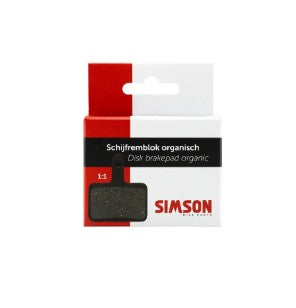 Simson blister 020240 schijf remblokken organisch shimano tektro
