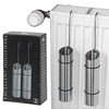 Excellent houseware waterverdampingsbakje rvs set a 2st. 20x5cm<br>
