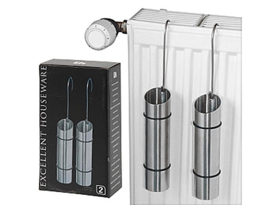 Excellent houseware waterverdamper rvs set a 2st. 20x5cm