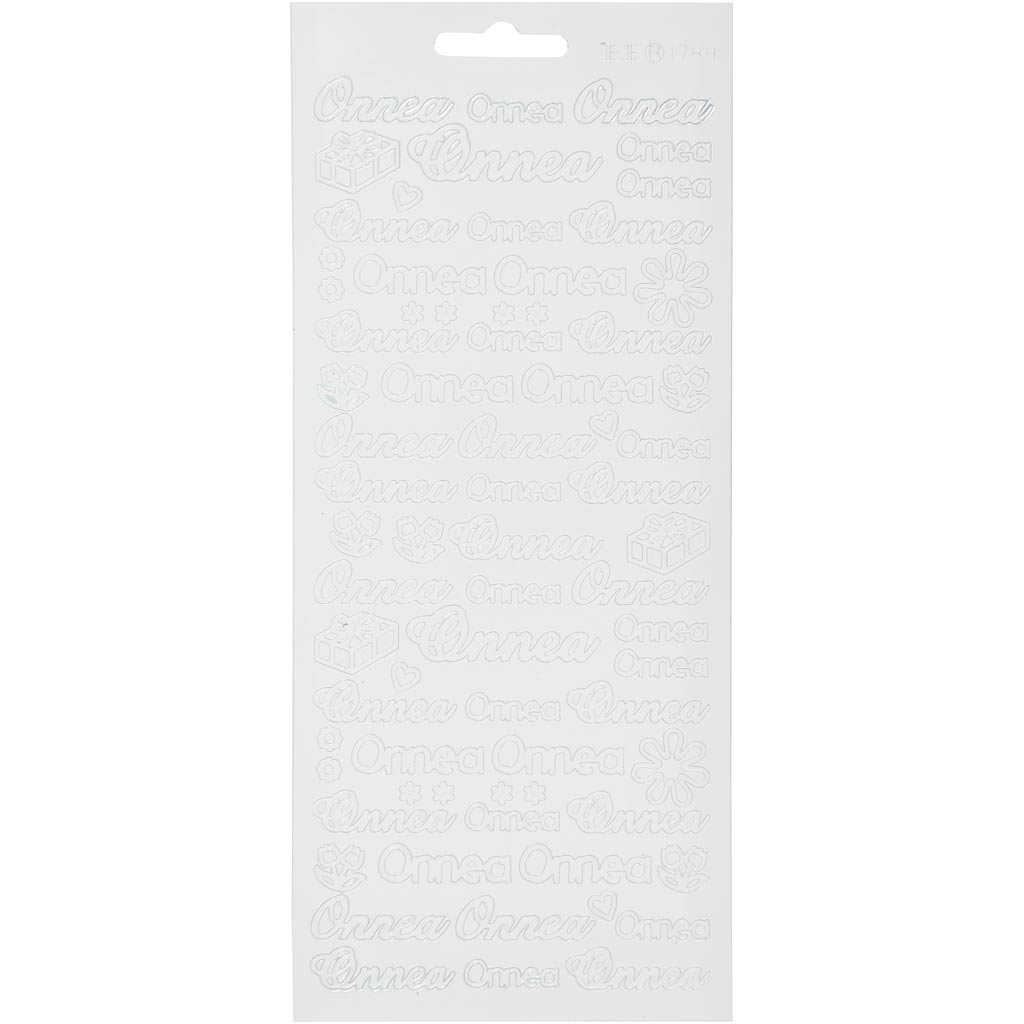 Https: www.cchobby.nl stickers-onnea-vel-10x23-cm-wit-1-vel